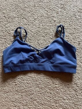 ALO Yoga Strappy Bralette - Blue